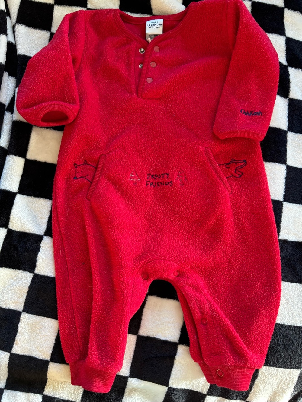 Vintage 3/6 month Oshkosh one piece